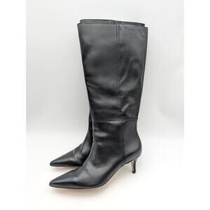 Nordstrom Kora Tall Knee High Boots Pointed Toe Women's Black Size US10M EU41